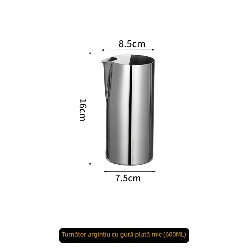 Dispenser de vin din oțel inoxidabil pentru bar, decantor, 601–700 ml, culoare aurie.