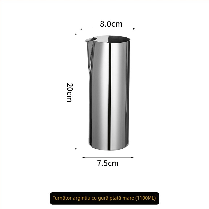 Dispenser de vin din oțel inoxidabil pentru bar, decantor, 601–700 ml, culoare aurie.
