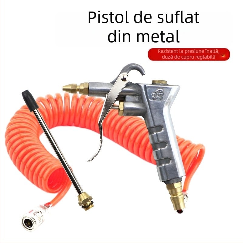 Fast Leopard Duză din cupru, flux de aer reglabil, rezistent la presiune înaltă, pistol pneumatic pentru curățarea prafului