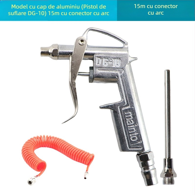 Fast Leopard Duză din cupru, flux de aer reglabil, rezistent la presiune înaltă, pistol pneumatic pentru curățarea prafului
