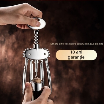 Deschizător de sticle de vin din aliaj de zinc – creativ, multifuncțional, portabil pentru uz casnic