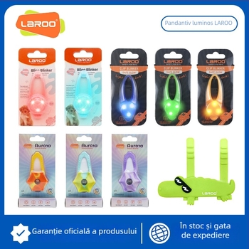 Laroo Leno LED pandantiv pentru câine – etichetă luminoasă, anti-pierdere, pentru plimbări