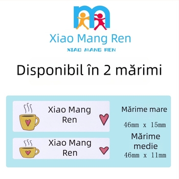 Etichete impermeabile cu nume pentru grădiniță – pentru rechizite și sticle de apă