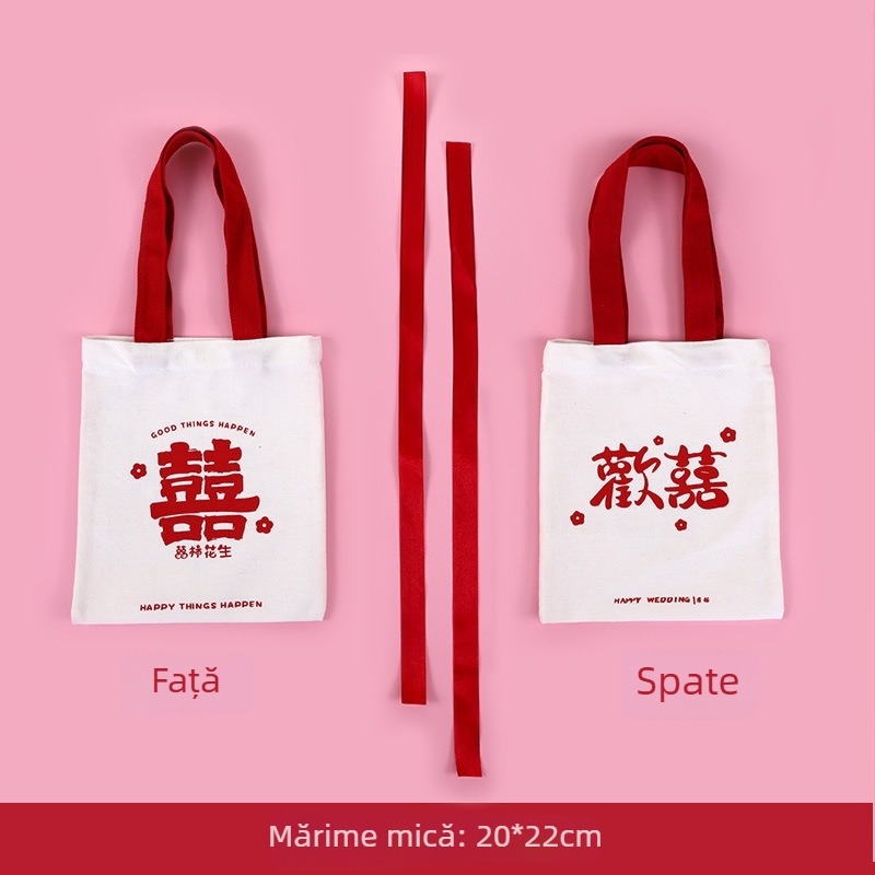 Cadouri de nuntă în stil chinezesc: pungă din pânză pentru bomboane și cutie pentru bomboane