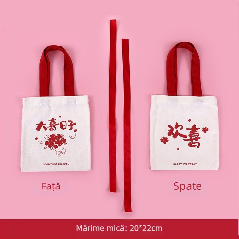 Cadouri de nuntă în stil chinezesc: pungă din pânză pentru bomboane și cutie pentru bomboane