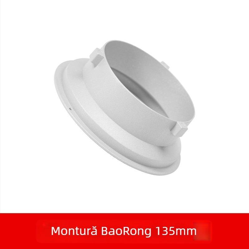 Adaptor Softbox cu montură bayonet pentru fotografie, compatibil cu softboxuri Shenniu, Jiebao, Zhijie și concentrator Zhijie
