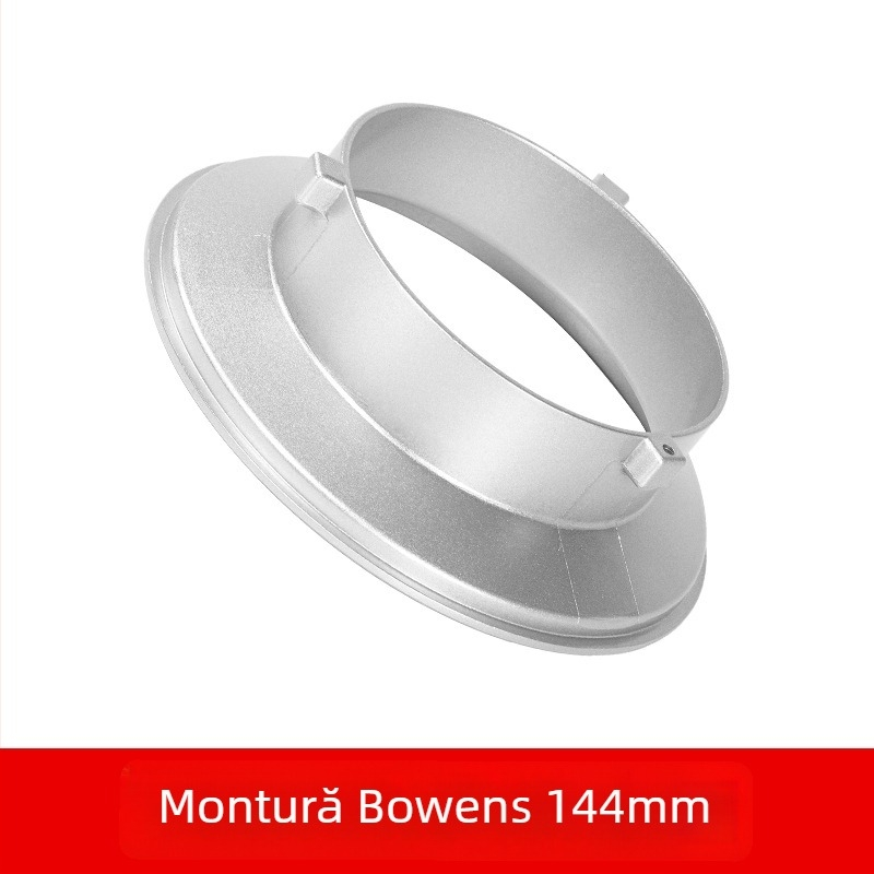 Adaptor Softbox cu montură bayonet pentru fotografie, compatibil cu softboxuri Shenniu, Jiebao, Zhijie și concentrator Zhijie
