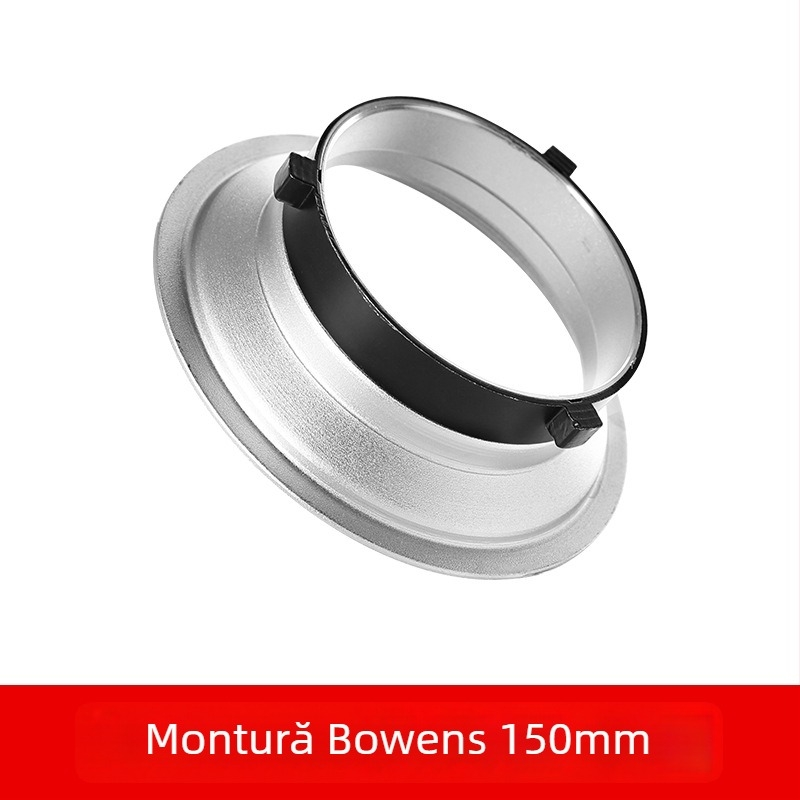 Adaptor Softbox cu montură bayonet pentru fotografie, compatibil cu softboxuri Shenniu, Jiebao, Zhijie și concentrator Zhijie