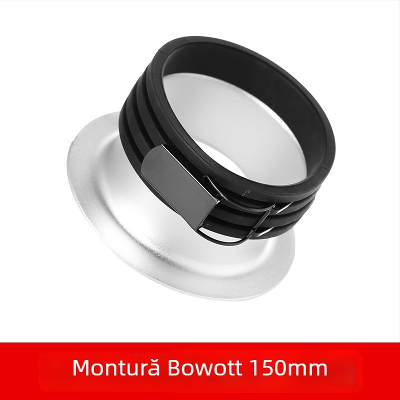 Adaptor Softbox cu montură bayonet pentru fotografie, compatibil cu softboxuri Shenniu, Jiebao, Zhijie și concentrator Zhijie