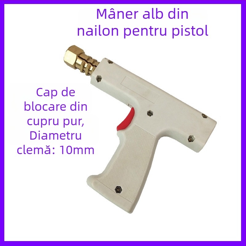 Accesorii pentru mașina de modelare și reparații la tablă auto: mâner cu formă de pistol, piesă triunghiulară, tijă de carbon, garnitură circulară, mandrină
