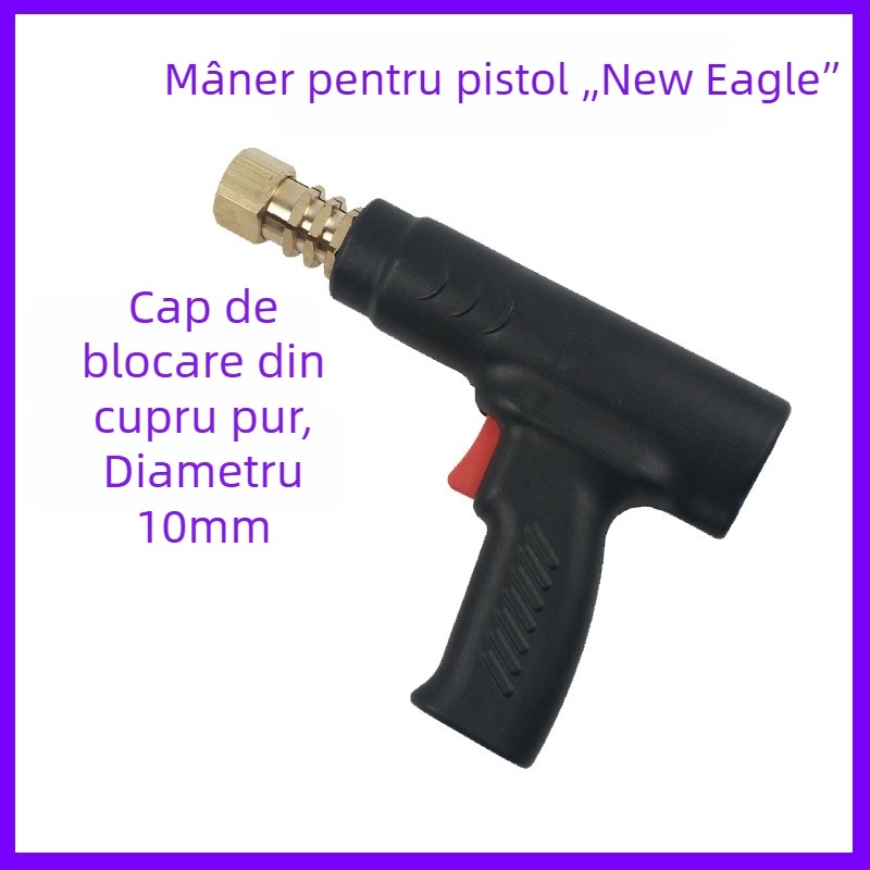Accesorii pentru mașina de modelare și reparații la tablă auto: mâner cu formă de pistol, piesă triunghiulară, tijă de carbon, garnitură circulară, mandrină