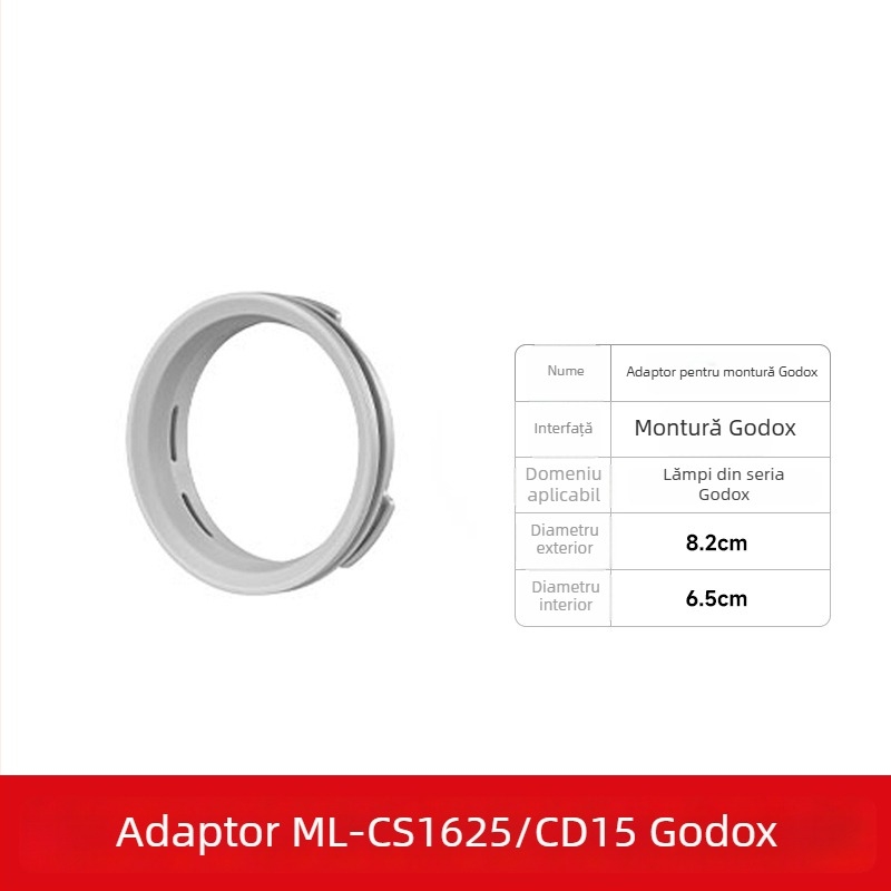 Inel adaptor Baorong pentru softbox de studio Godox (patrat/octagonal)