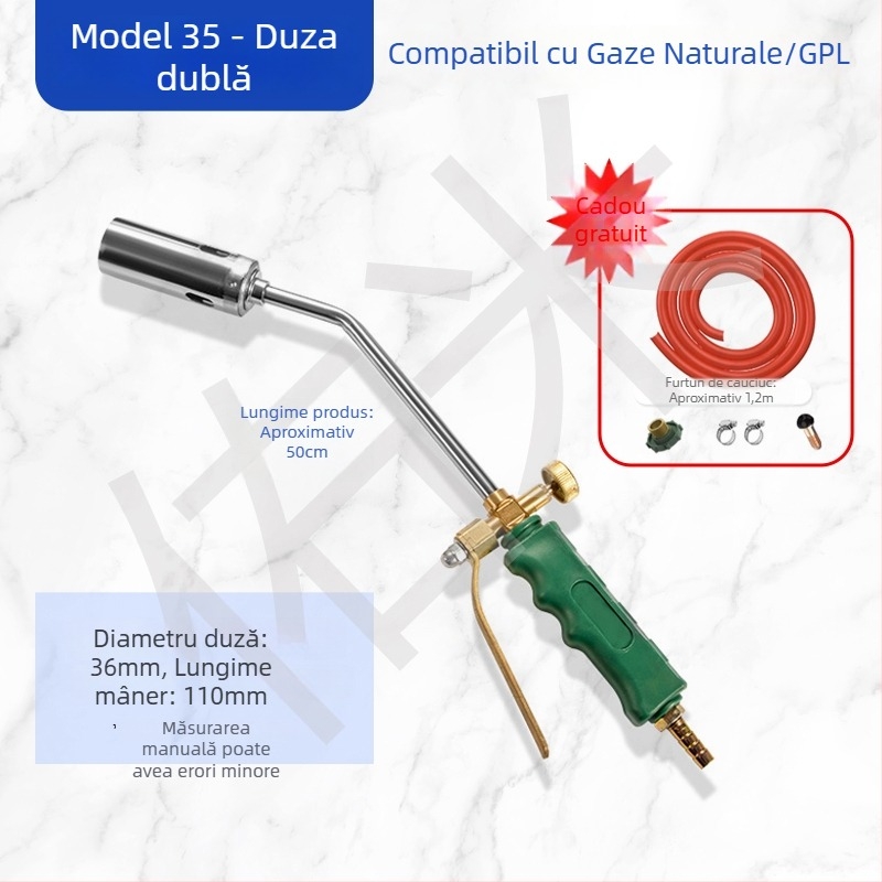 Torţă cu gaz pentru gătit și grătar, arzător culinar