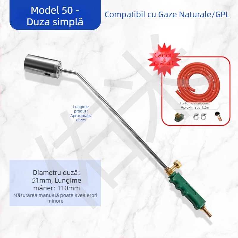 Torţă cu gaz pentru gătit și grătar, arzător culinar