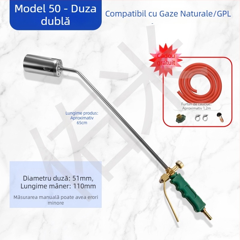 Torţă cu gaz pentru gătit și grătar, arzător culinar