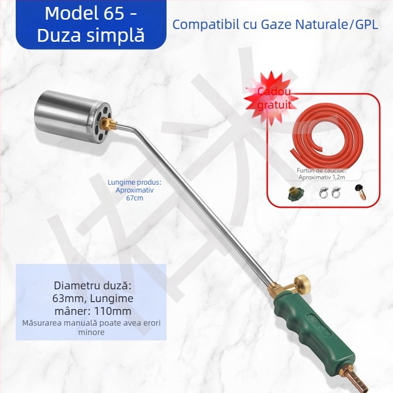 Torţă cu gaz pentru gătit și grătar, arzător culinar
