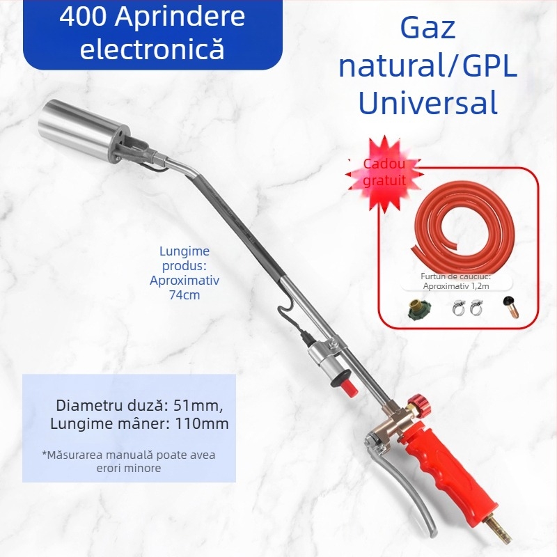 Torţă cu gaz pentru gătit și grătar, arzător culinar