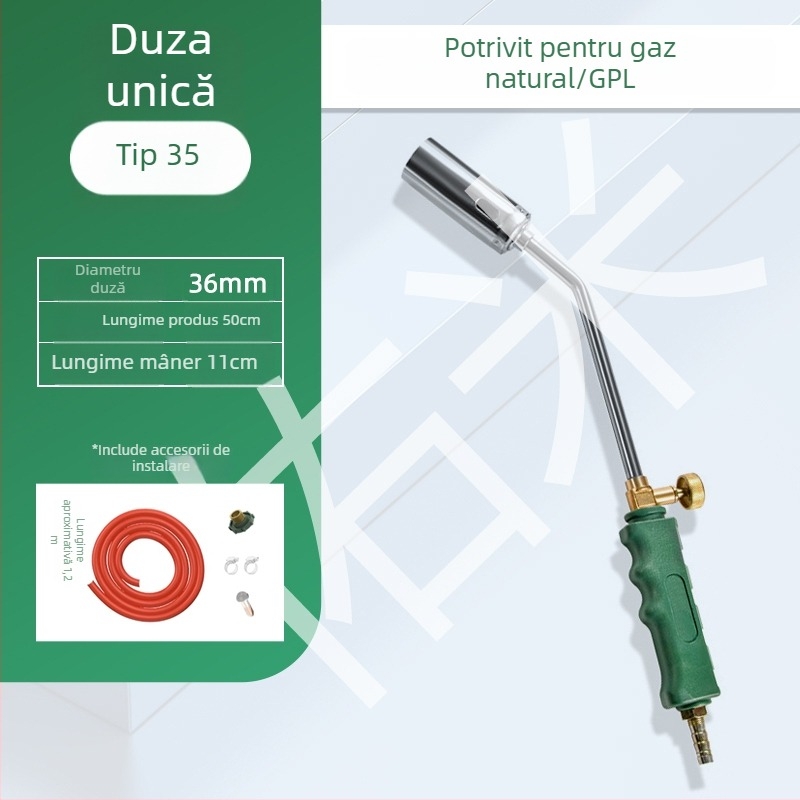 Torţă cu gaz pentru gătit și grătar, arzător culinar