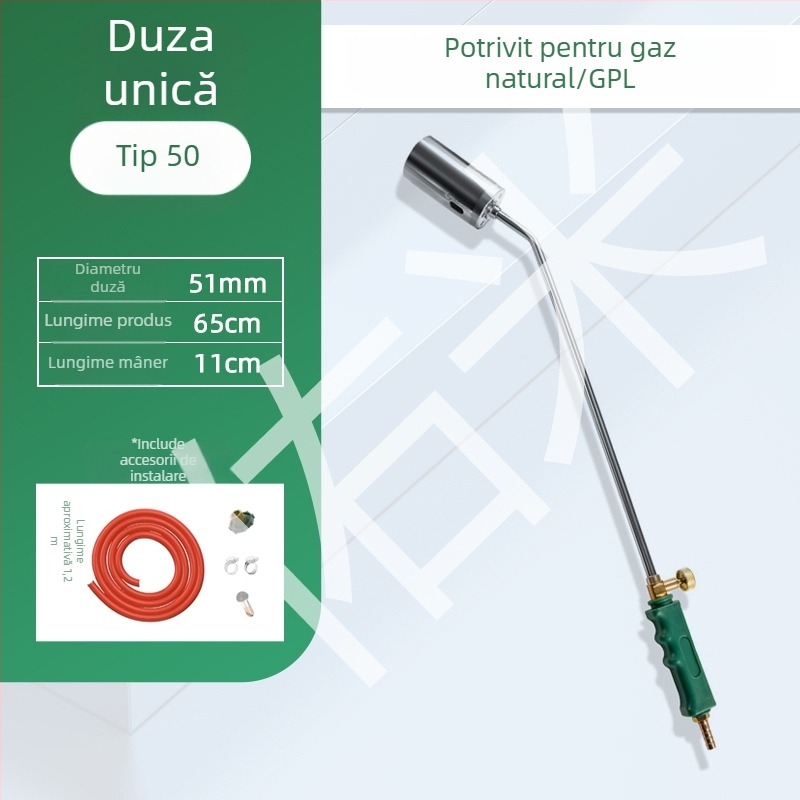 Torţă cu gaz pentru gătit și grătar, arzător culinar