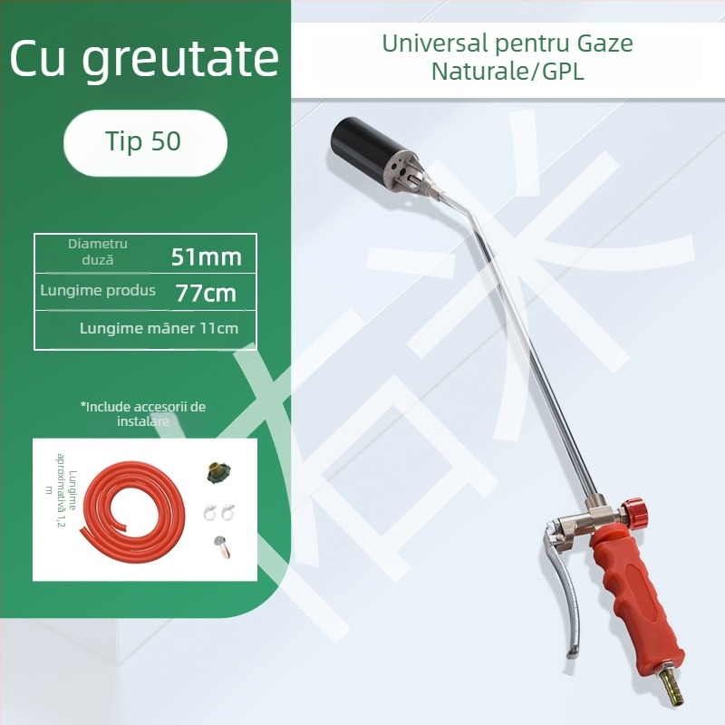 Torţă cu gaz pentru gătit și grătar, arzător culinar