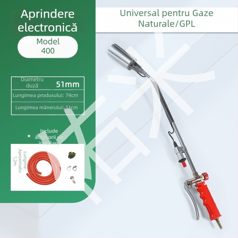 Torţă cu gaz pentru gătit și grătar, arzător culinar