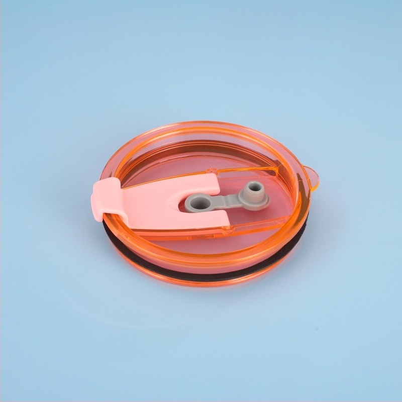 Cap transparent cu pai pentru pahare auto 20oz/30oz — capac termos cu clapetă, capacitate mare