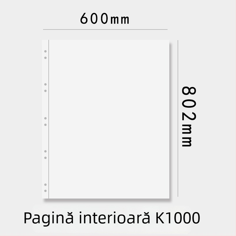 Organizator puzzle 1000 piese, cu album de postere A1 și dosar A2 pentru colecție, 60 de pagini, material PP