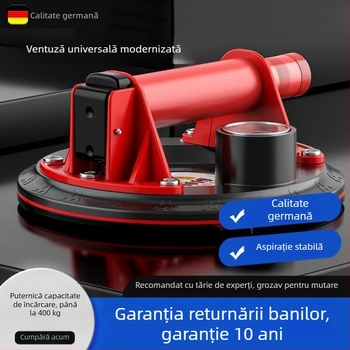Cupe de aspirație pentru manipularea plăcilor, cu pompă de aer manuală și electrică – instrument puternic pentru plăci mari