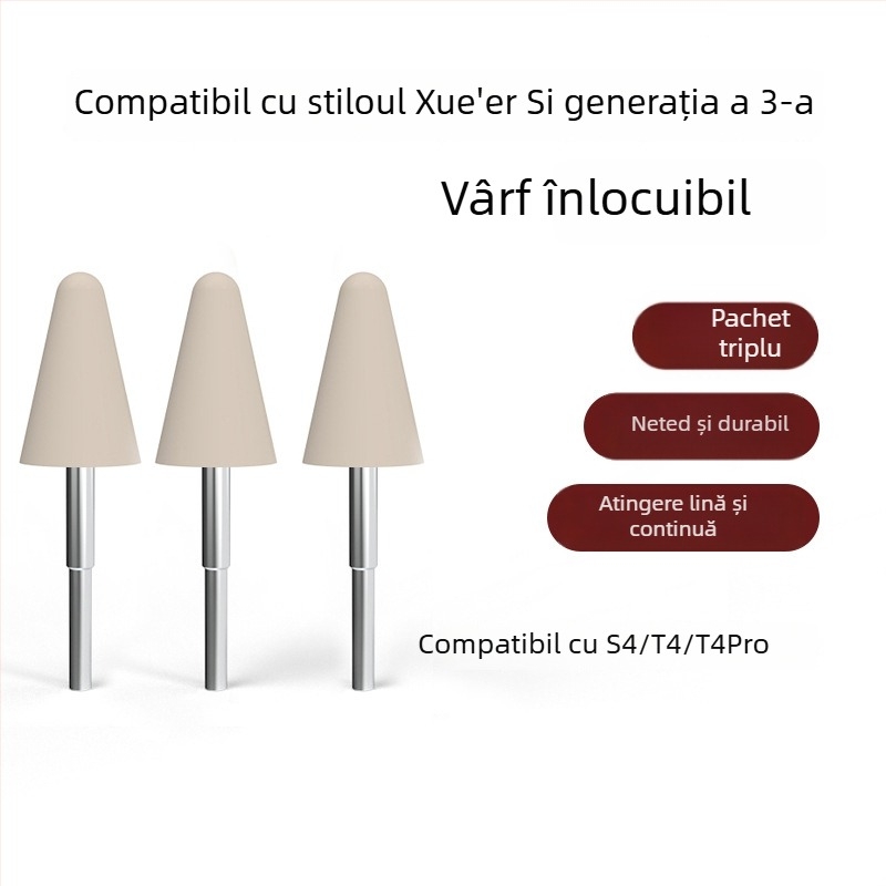 Vârfuri de înlocuire pentru stylus Xueersi de generație a treia, vârfuri Lite rezistente la uzură, pentru dispozitivul de învățare P4