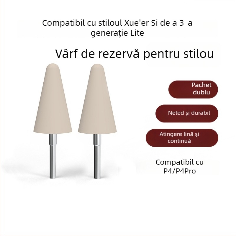 Vârfuri de înlocuire pentru stylus Xueersi de generație a treia, vârfuri Lite rezistente la uzură, pentru dispozitivul de învățare P4