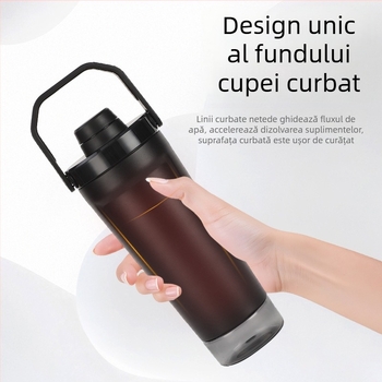 Cană termoizolantă din oțel inoxidabil 304, shaker cu vid, capacitate mare