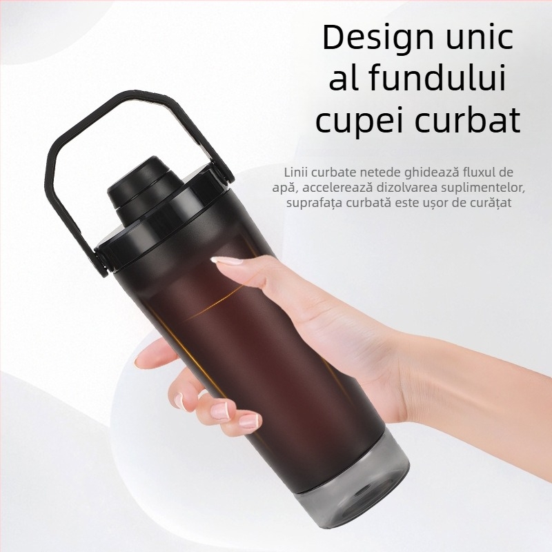 Cană termoizolantă din oțel inoxidabil 304, shaker cu vid, capacitate mare