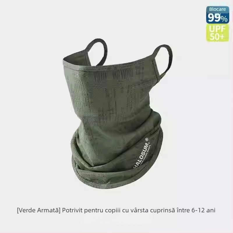 Set pentru copii: protecție împotriva deșertului, mască de praf, fular anti-vânt, protecție UV, pentru drumeții și camping