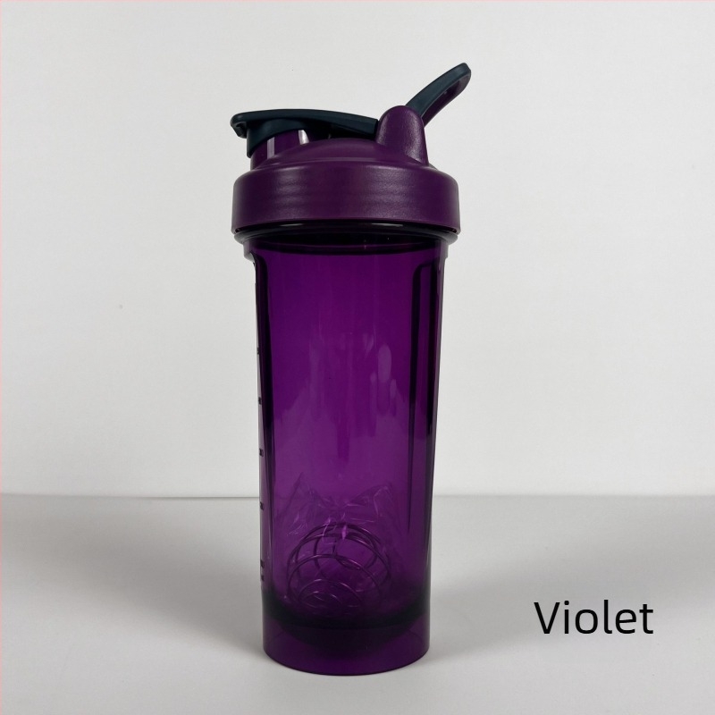 Cana pentru shake de proteine, 600 ml, PC Tritan, din plastic, pentru sport în aer liber, portabil