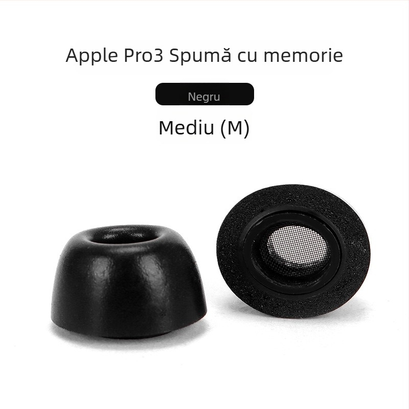 Capace de urechi din spumă cu memorie pentru AirPods Pro a 3-a generație, dopuri de urechi din burete, dopuri din burete inerte