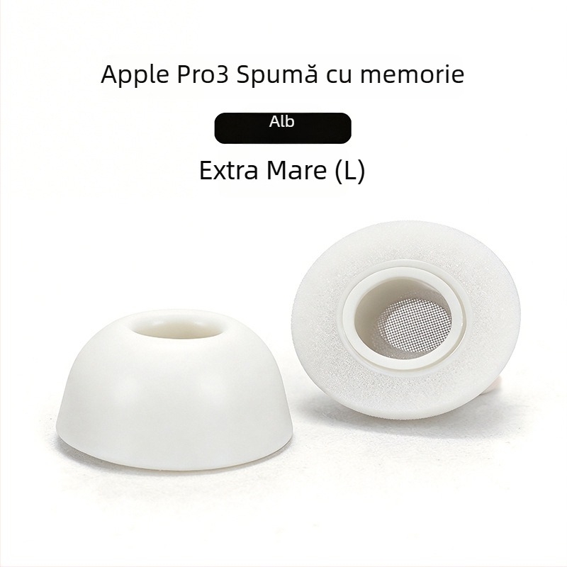 Capace de urechi din spumă cu memorie pentru AirPods Pro a 3-a generație, dopuri de urechi din burete, dopuri din burete inerte