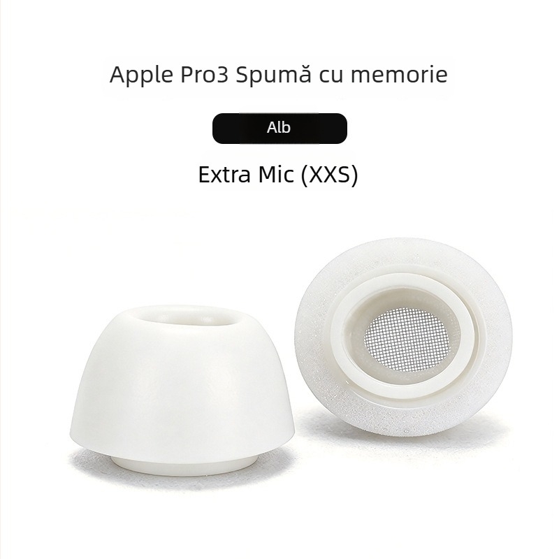 Capace de urechi din spumă cu memorie pentru AirPods Pro a 3-a generație, dopuri de urechi din burete, dopuri din burete inerte