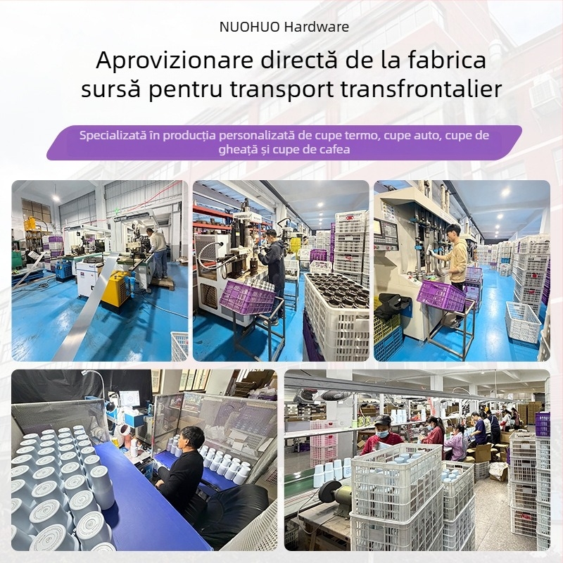 Termos din oțel inoxidabil, capacitate mare, shaker portabil, ideal pentru activități în aer liber, personalizabil cu logo