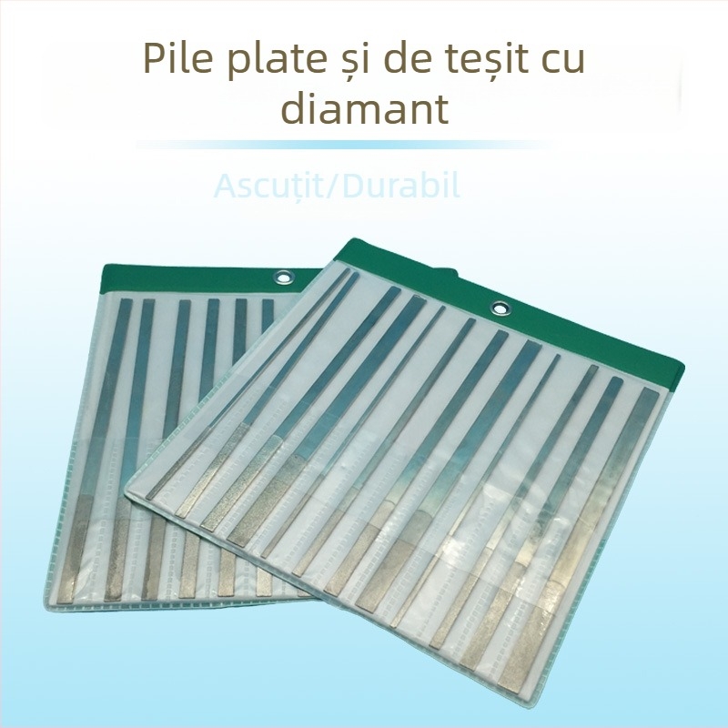 Fișier diamantat din aliaj electroplatinat, plat și înclinat CF-400