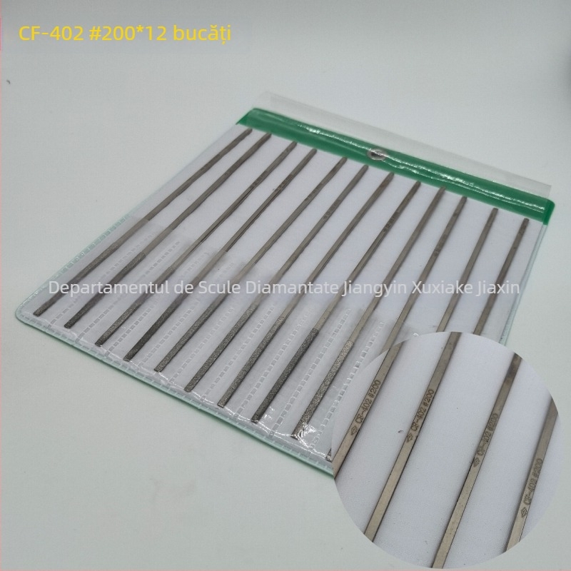 Fișier diamantat din aliaj electroplatinat, plat și înclinat CF-400