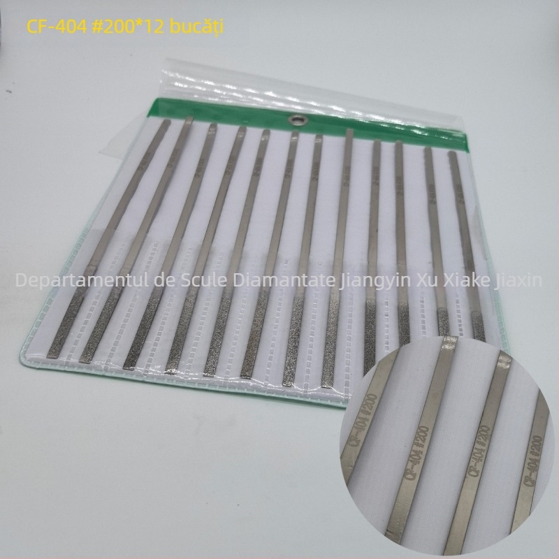 Fișier diamantat din aliaj electroplatinat, plat și înclinat CF-400