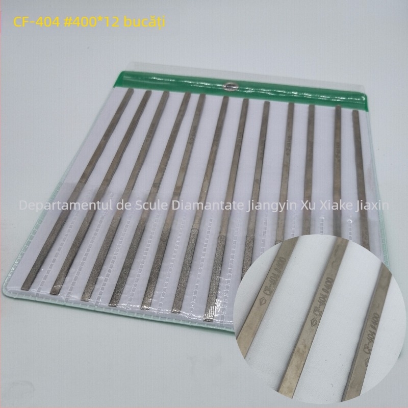 Fișier diamantat din aliaj electroplatinat, plat și înclinat CF-400
