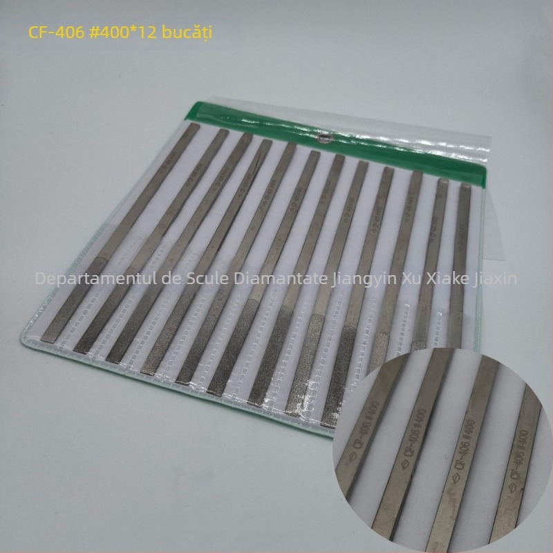 Fișier diamantat din aliaj electroplatinat, plat și înclinat CF-400