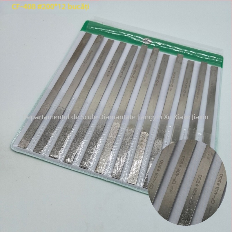 Fișier diamantat din aliaj electroplatinat, plat și înclinat CF-400