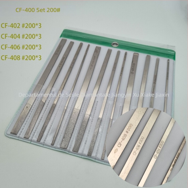 Fișier diamantat din aliaj electroplatinat, plat și înclinat CF-400