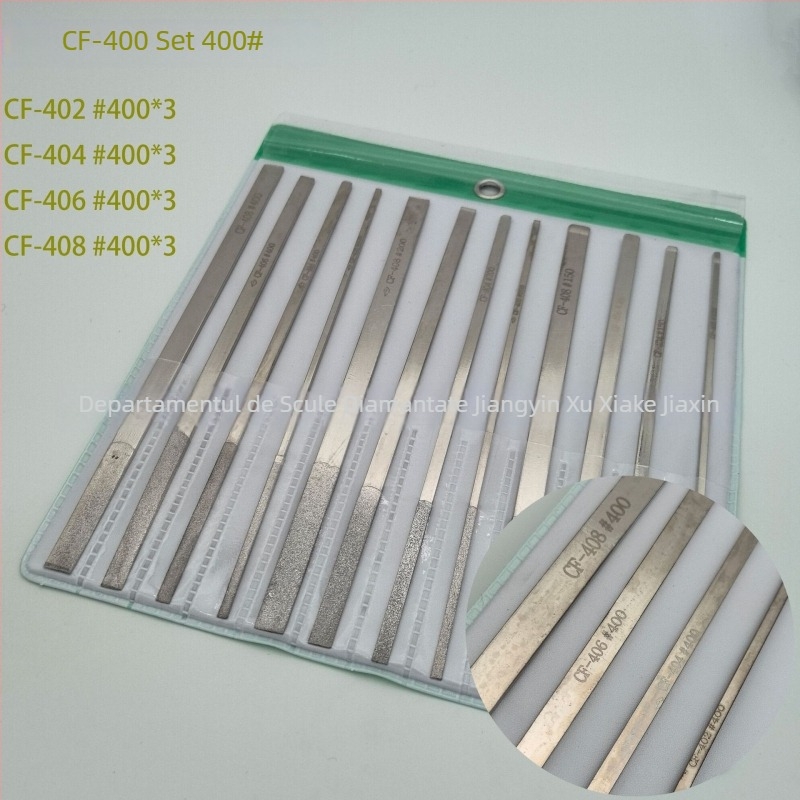 Fișier diamantat din aliaj electroplatinat, plat și înclinat CF-400