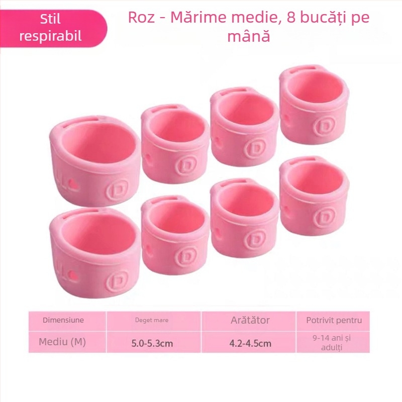 Set de protecții din silicon pentru degete la guzhen – pentru copii și adulți, utilizare profesională