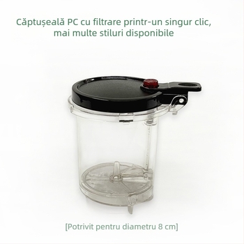 Filtru interior pentru ceașcă cu deschidere de 7-8 cm, material PC, oțel inoxidabil 304.