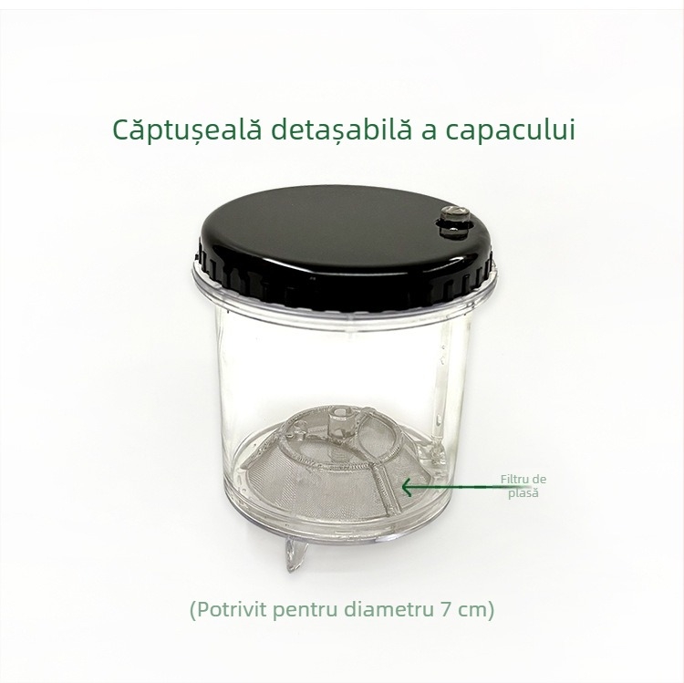 Filtru interior pentru ceașcă cu deschidere de 7-8 cm, material PC, oțel inoxidabil 304.