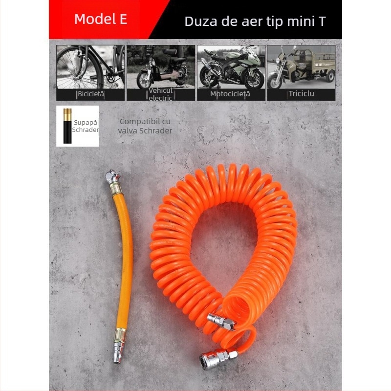 Duză de insuflat pentru pompă de aer, cap de umflare a anvelopelor pentru mașini, motociclete și vehicule electrice